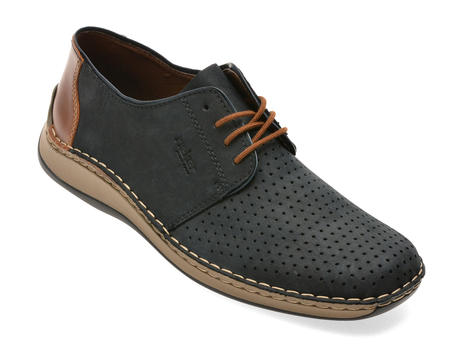 Pantofi Rieker 5226 Bleumarin Piele Naturală