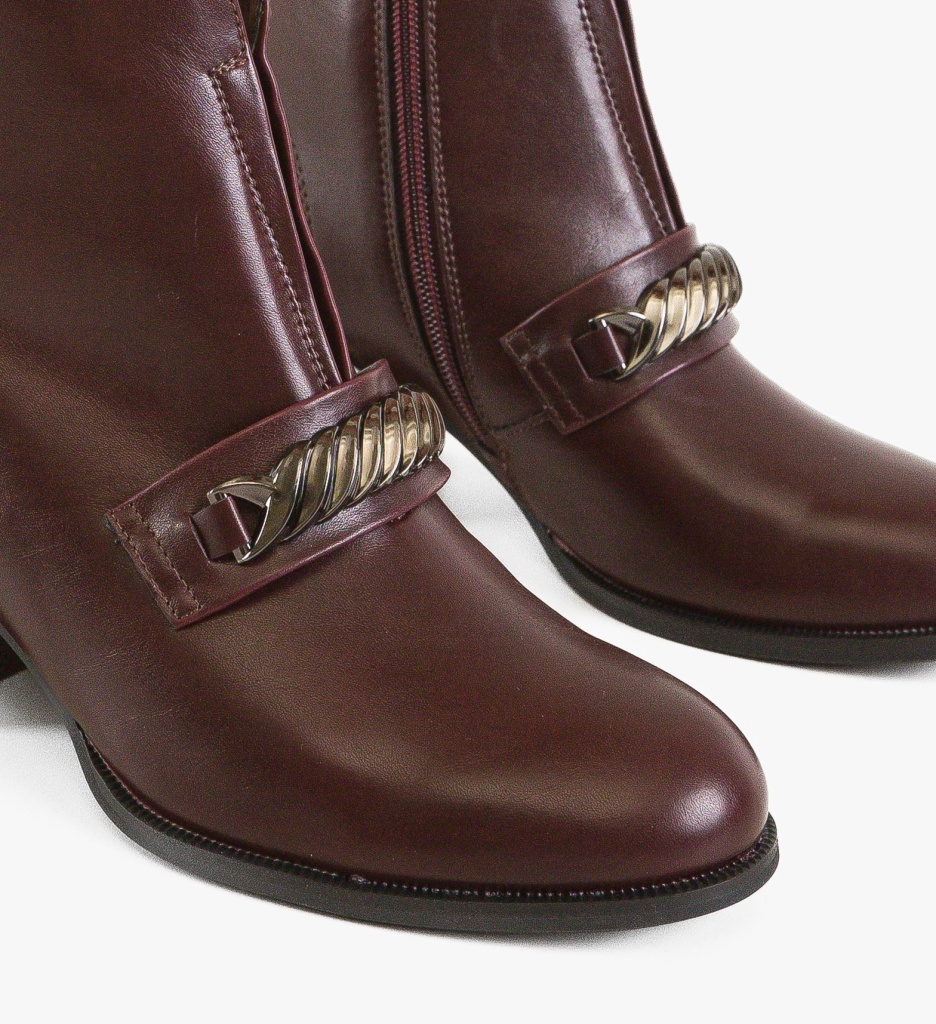 Botine Danka Grena Depurtat - Eleganță Autunnală - imagine 3