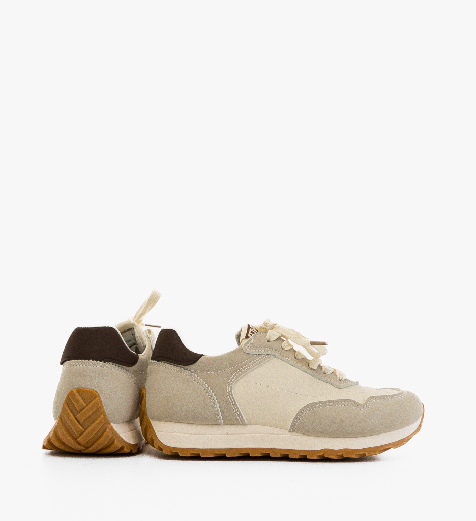Sneakers Myga Bej - Confort și Stil Sport - imagine 5