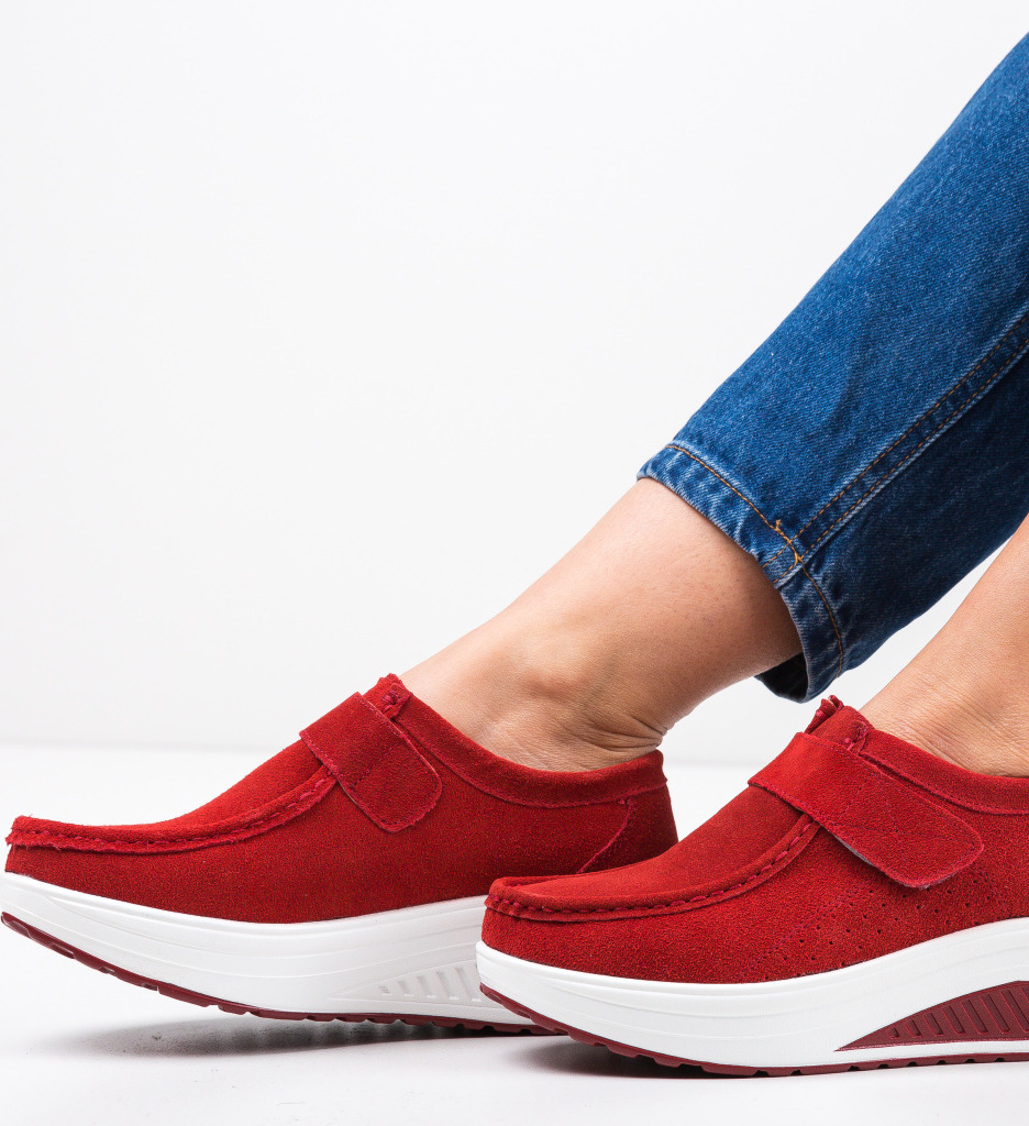 Pantofi Casual Marko Rosii | Stil și Confort - imagine 2