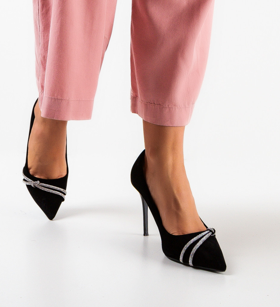 Pantofi Norah Negri | Eleganță și Stil - imagine 3