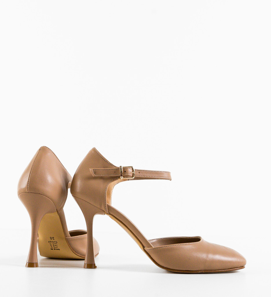 Pantofi Treyhel Nude | Eleganți și Versatili - imagine 2