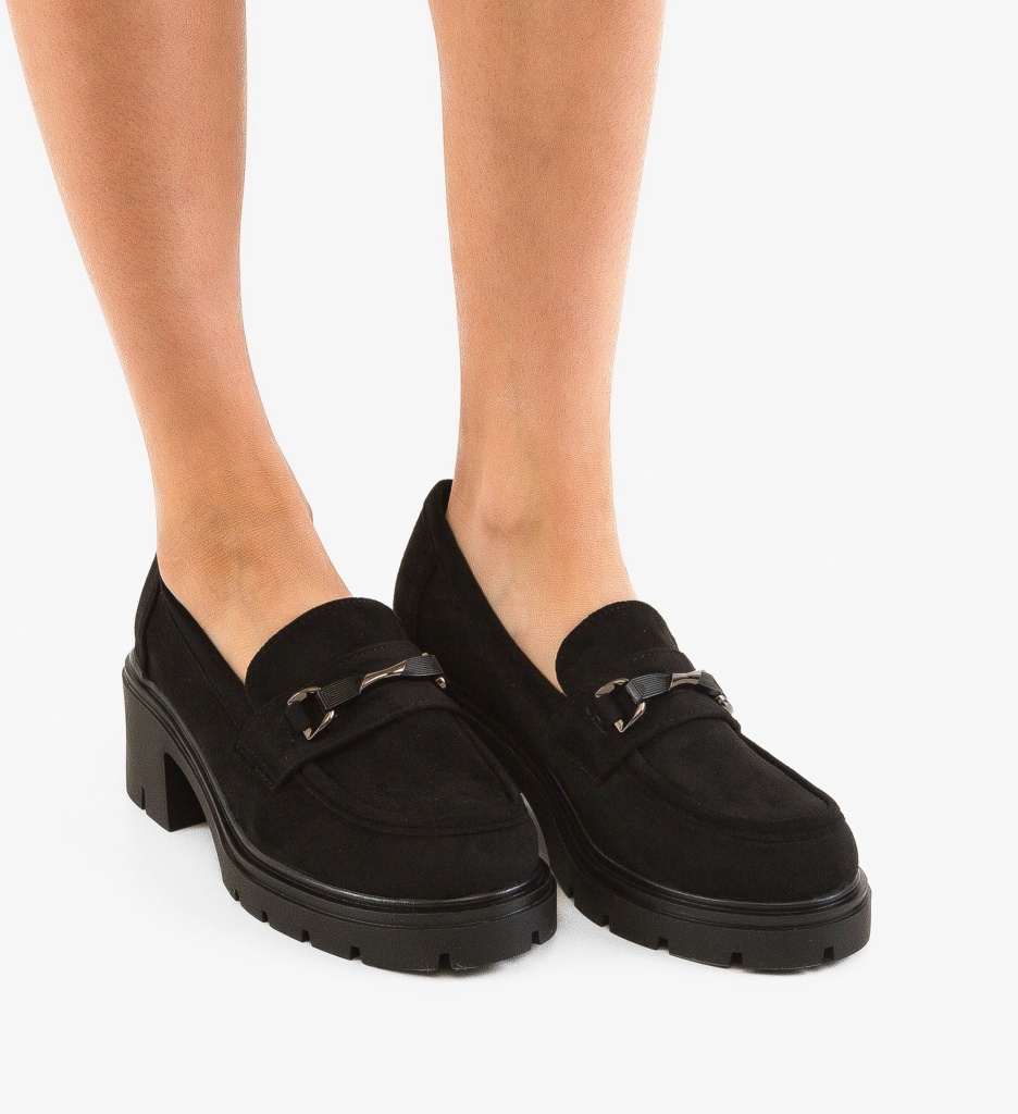 Pantofi Casual Camiga Negri - Confort și Stil