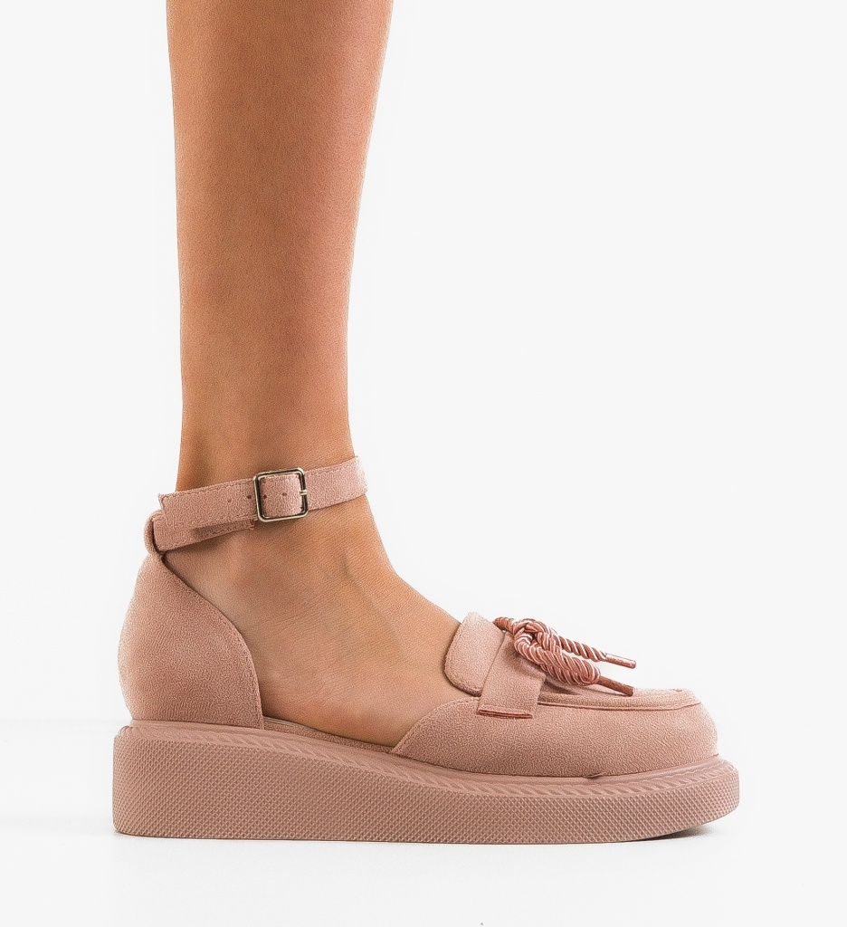 Pantofi Casual Dama Oda Roz - Confort și Stil - imagine 8