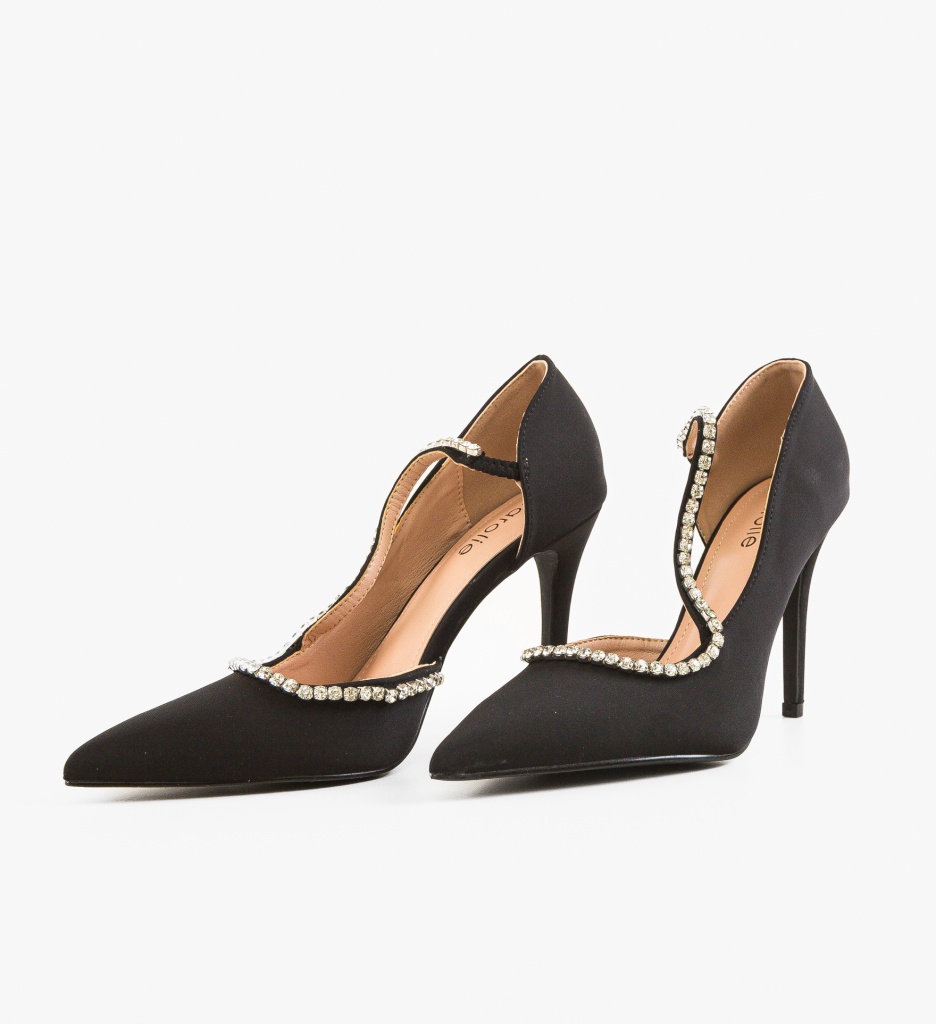 Pantofi Stiletto Adkins Negru - Eleganță Pură - imagine 5