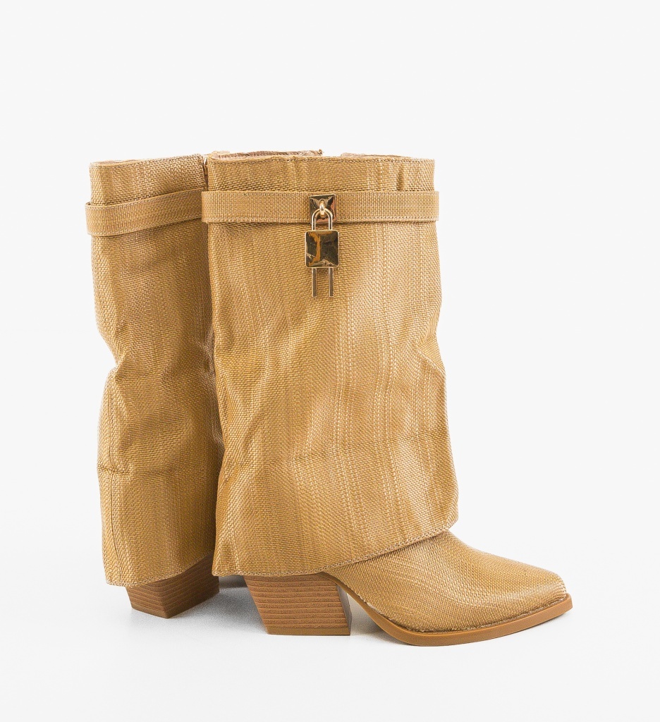 Botine Dama Raffa Bej - Eleganță și Confort - imagine 4