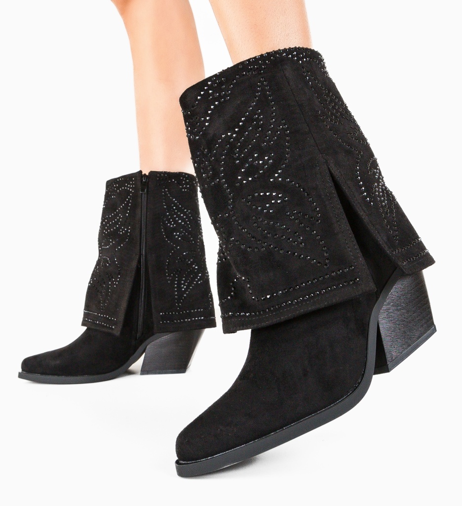Botine Dama Eaton Negre | Stil și Eleganță