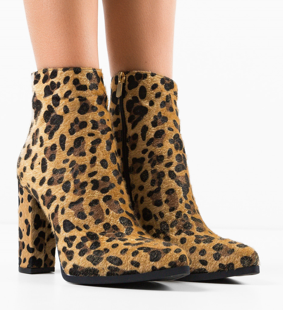 Botine Dama Famusa Print - Stil și Confort - imagine 3