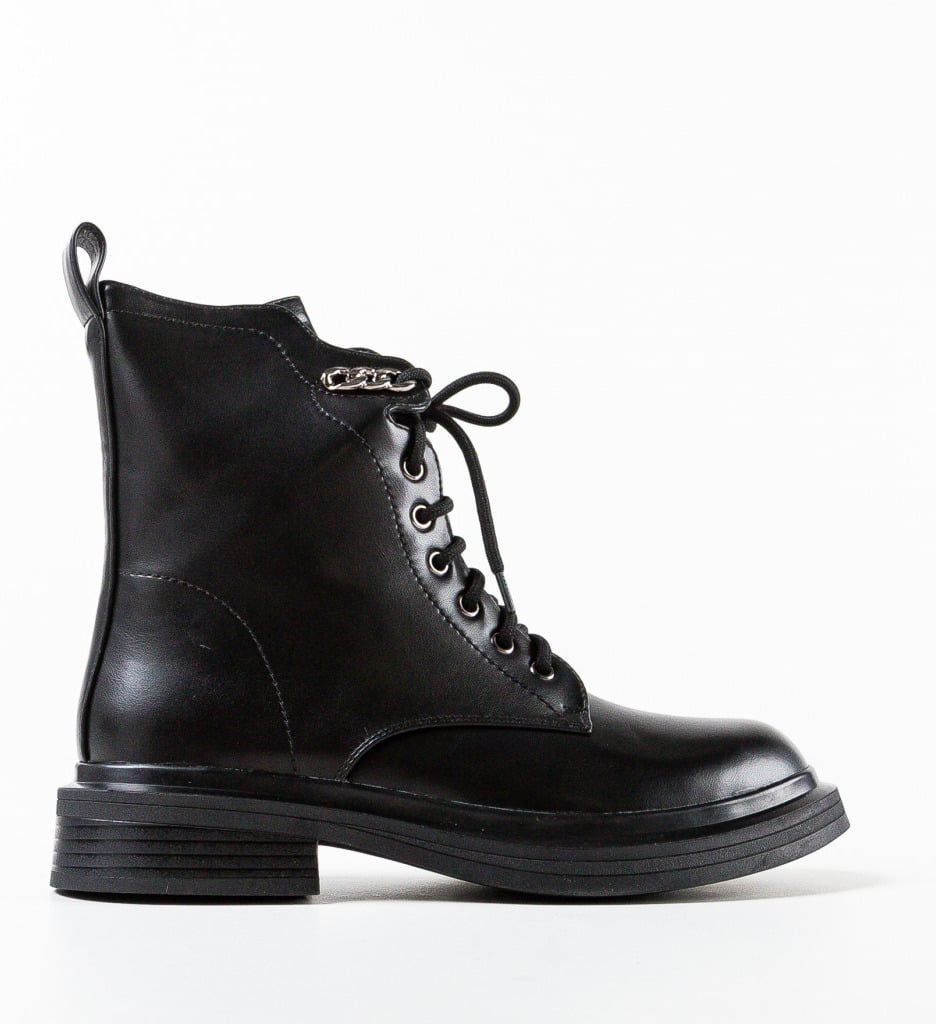Ghete Dama Moss Negre | Eleganță Urbană - imagine 4