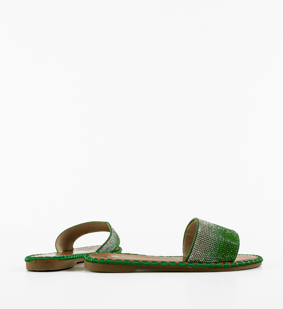 Papuci Dama Kalm Verzi - Confort și Stil - imagine 6