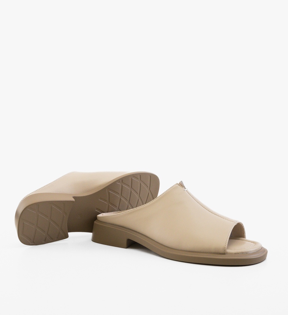 Papuci Dama Holder Bej Eleganți și Confortabili - imagine 5
