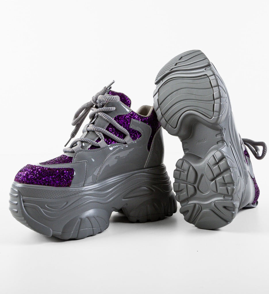 Sneakers Dama Tijuana Mov - Confort Sport - imagine 10