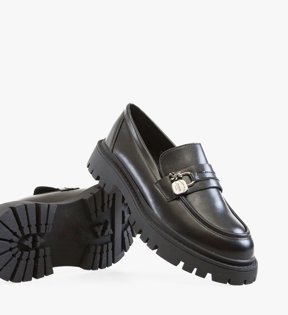 Pantofi Casual Dama Dufren Negri 2 - imagine 5