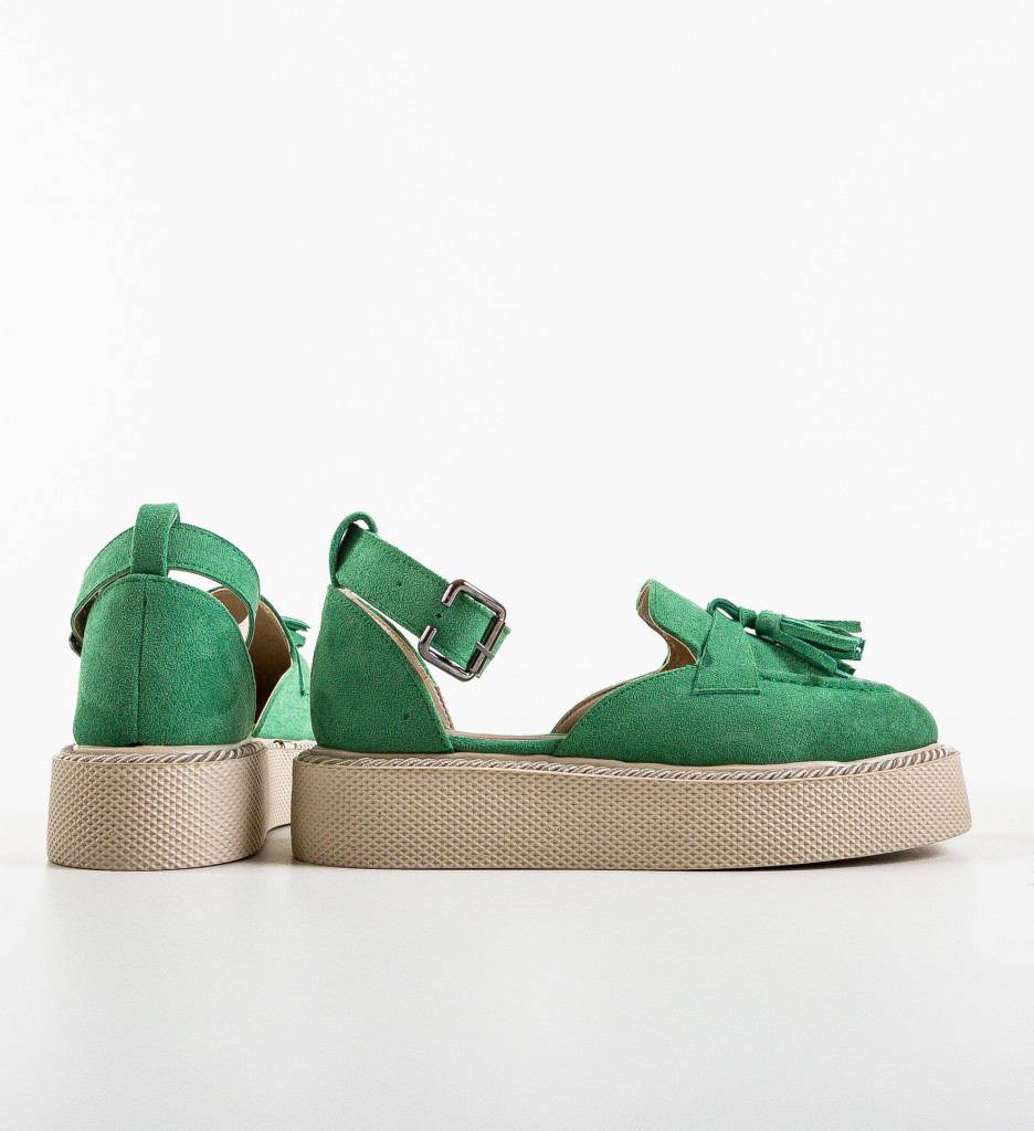 Pantofi Kalin Verzi | Stil Casual Confortabil - imagine 6