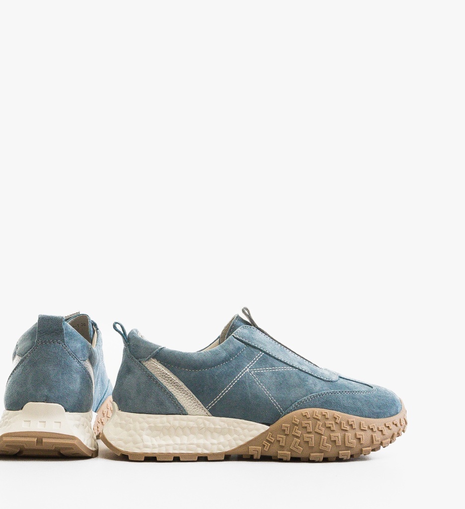 Sneakers dama Florena albaștri | Confort sport - imagine 4