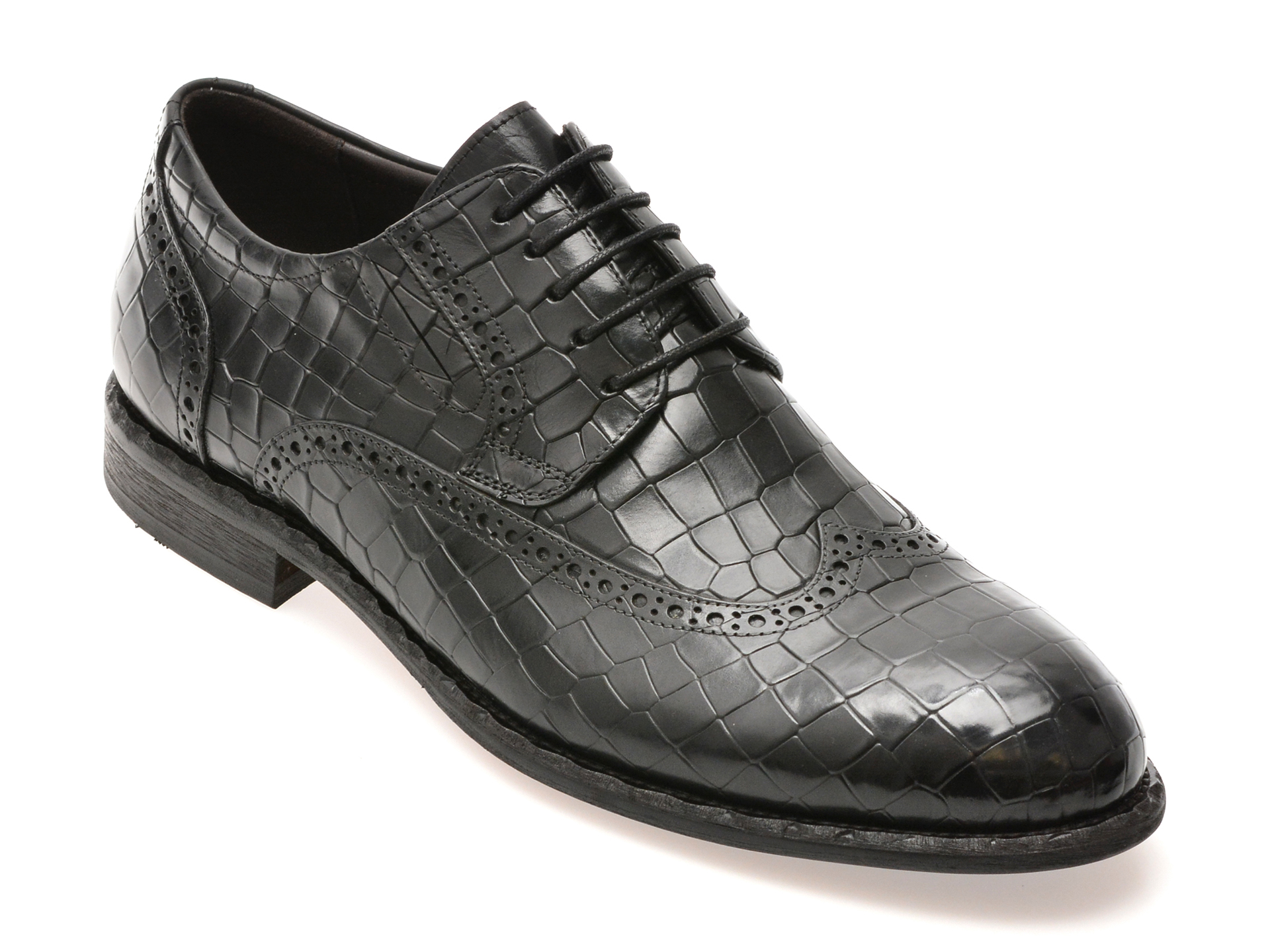 Pantofi Eleganti Epica Negri | Piele Naturala