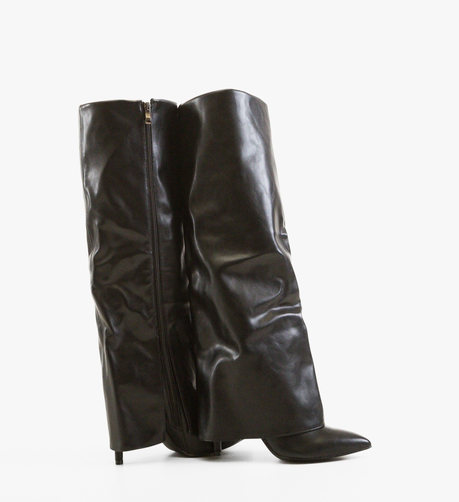 Cizme Dama Ammi Negre | Eleganță Depurtat - imagine 4