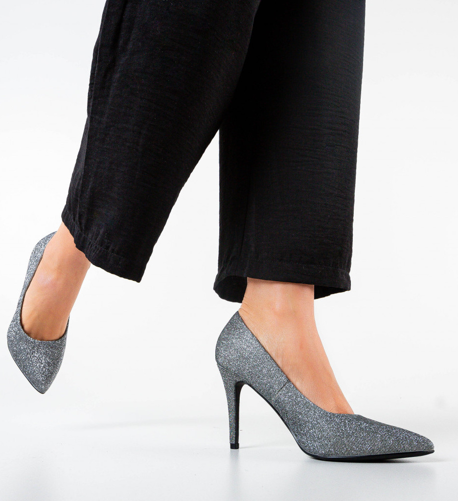 Pantofi Cruze Gri - Eleganță și Confort - imagine 3