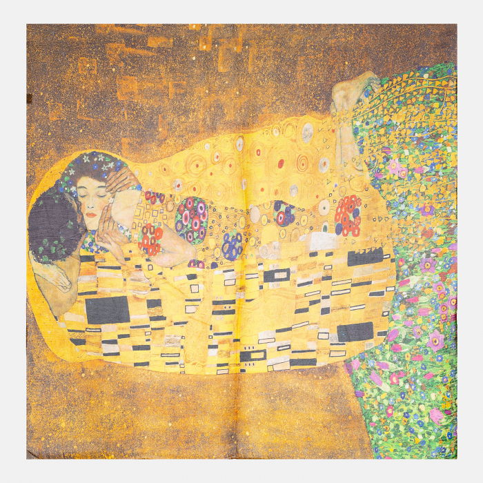 Eșarfă Klimt Shopika - Accesoriu Artistic Elegant - imagine 1