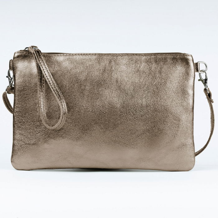Shopika Geanta Crossbody Aurie Piele Naturală