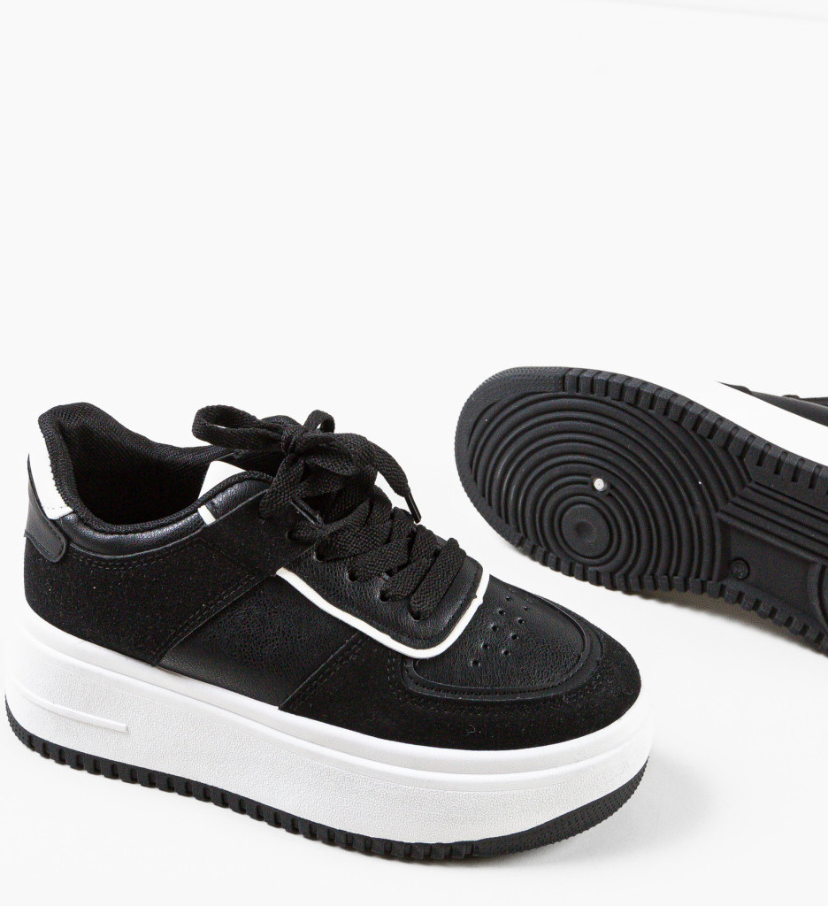Sneakers Hughes Negri - Confort și Stil - imagine 7