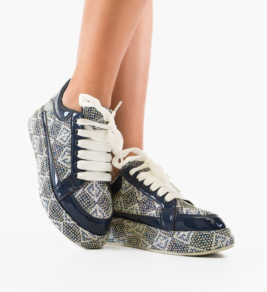 Sneakers Dama Trente Bleumarin - Confort Sport