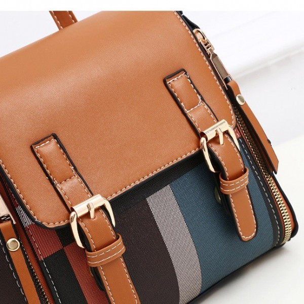 Geanta dama Pfy Dalia GT571 multicolor, transformabila in rucsac - imagine 7