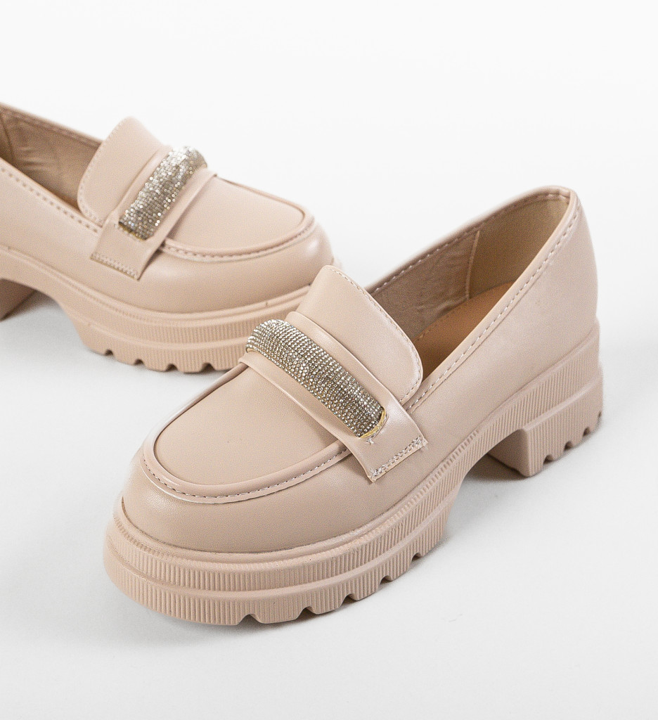 Pantofi Casual Lelan Bej | Confort și Stil - imagine 6