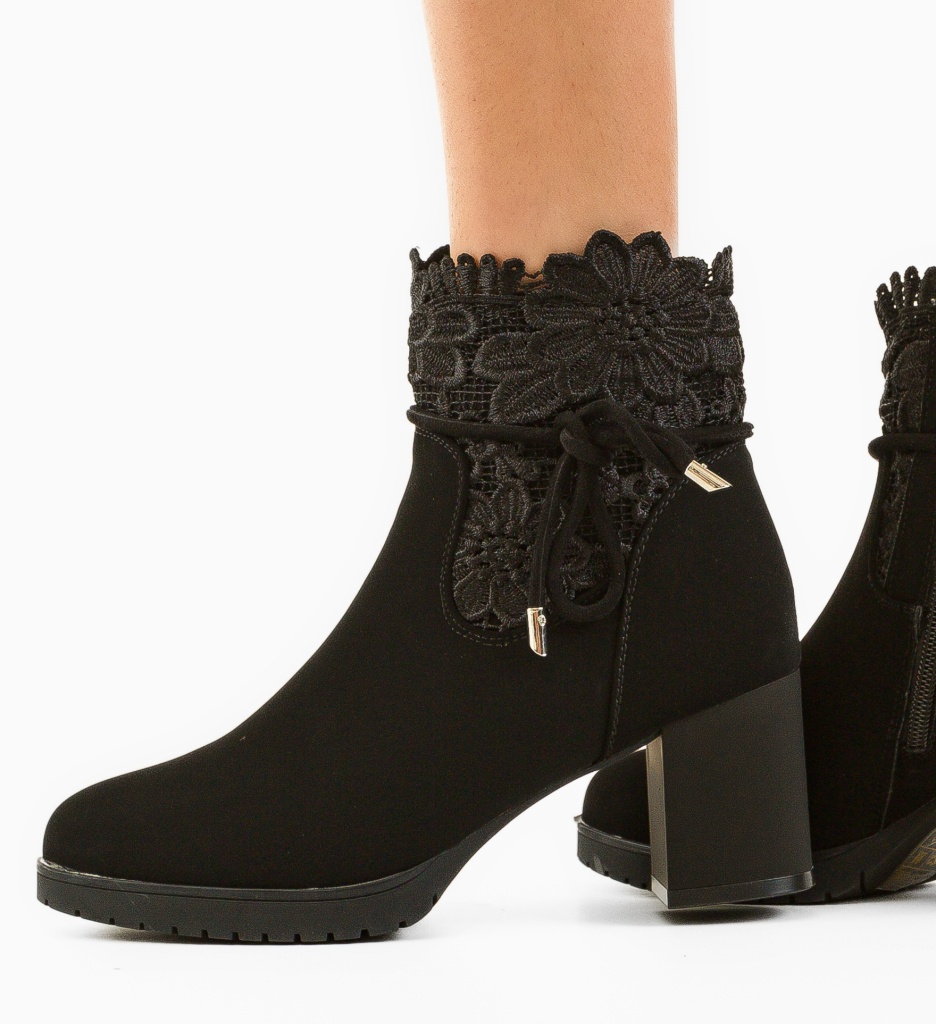 Botine Nelnel Negre | Eleganță și Confort - imagine 2