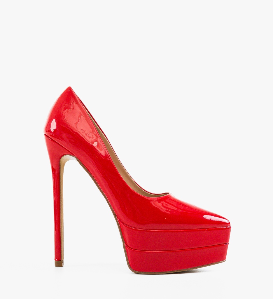 Pantofi Dama Rosii cu Toc | Stil și Eleganță - imagine 4