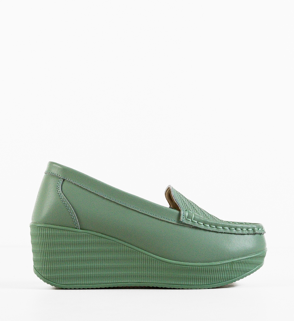 Pantofi Casual Ely Verzi | Stil și Confort Urban - imagine 4