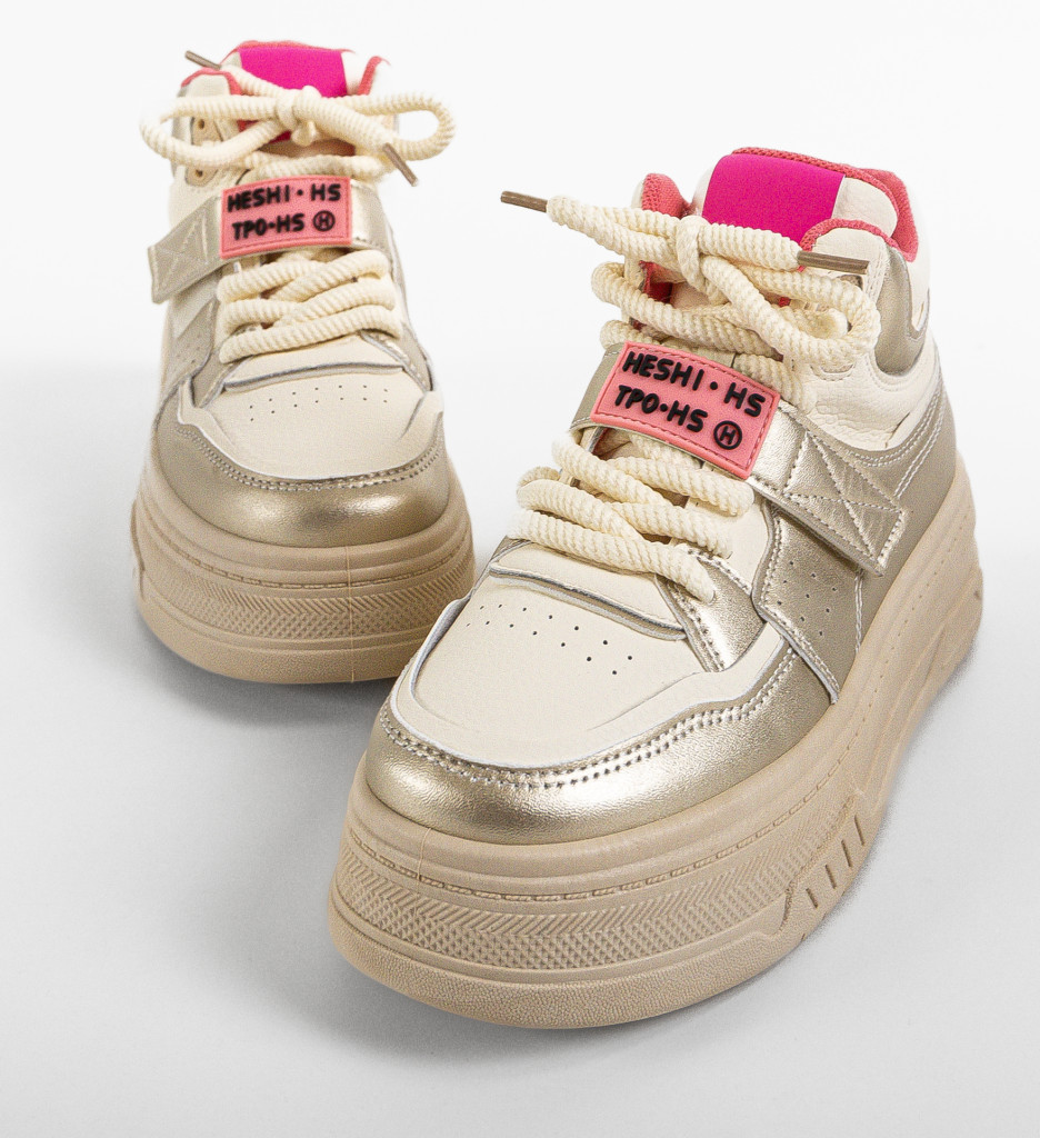 Pantofi Casual Dama Minga Bej | Confort & Stil - imagine 7