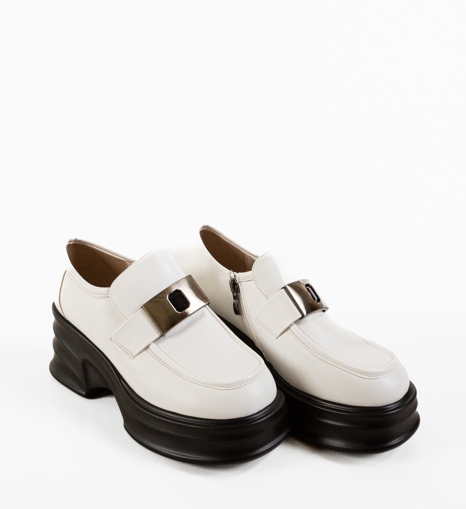 Pantofi Casual Natheo Albi - Confort și Stil - imagine 6