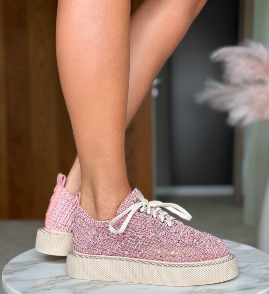 Pantofi Casual Ystory Roz - Confort și Stil - imagine 3