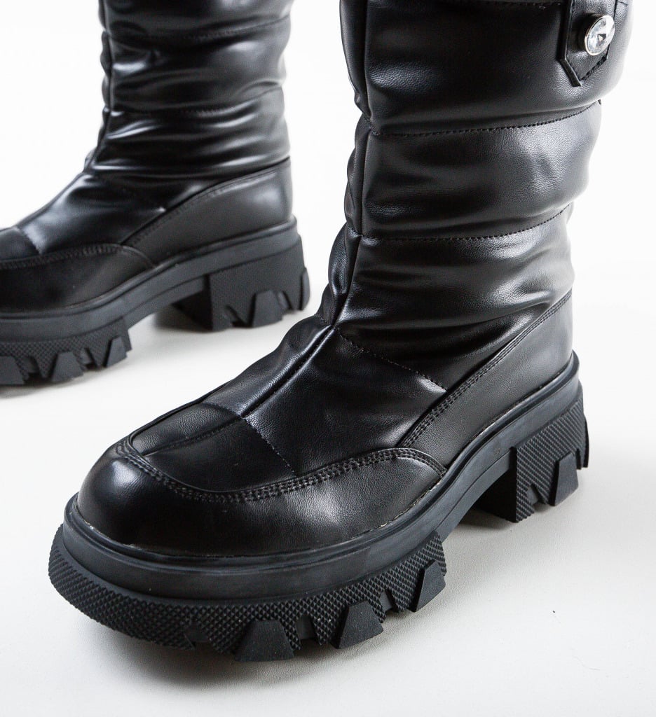 Ghete Frazer Negre | Eleganță și Confort Dama - imagine 16