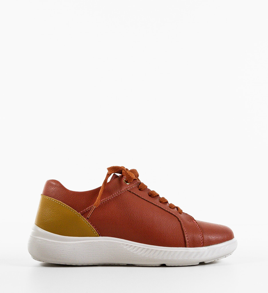 Pantofi Casual Rena Portocalii - Stil și Confort - imagine 5