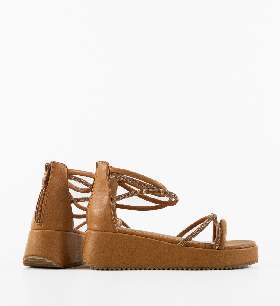 Sandale Dama Brynjar Camel | Confort și Eleganță - imagine 5