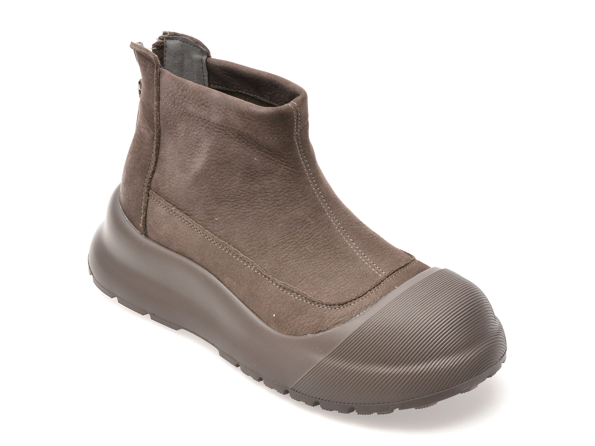 Ghete Dama Gryxx Gri | Piele Naturală