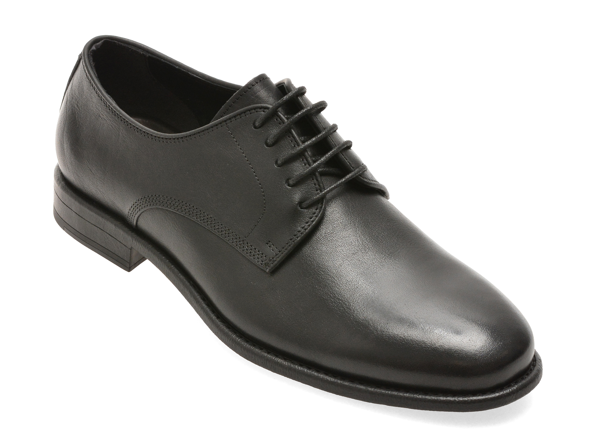 Pantofi Epica X271 Negri Piele Naturală Eleganți