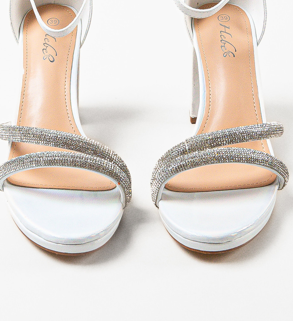 Sandale Argintii Carter | Stil si Eleganta - imagine 6