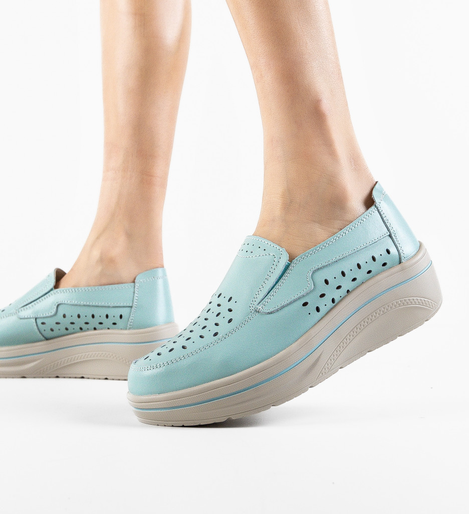 Pantofi Casual Albastri Olifram