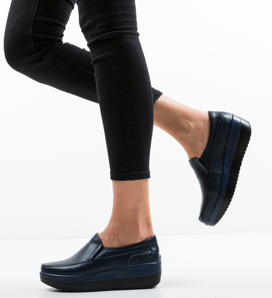 Pantofi Casul Freeman Bleumarin | Confort și Stil - imagine 2