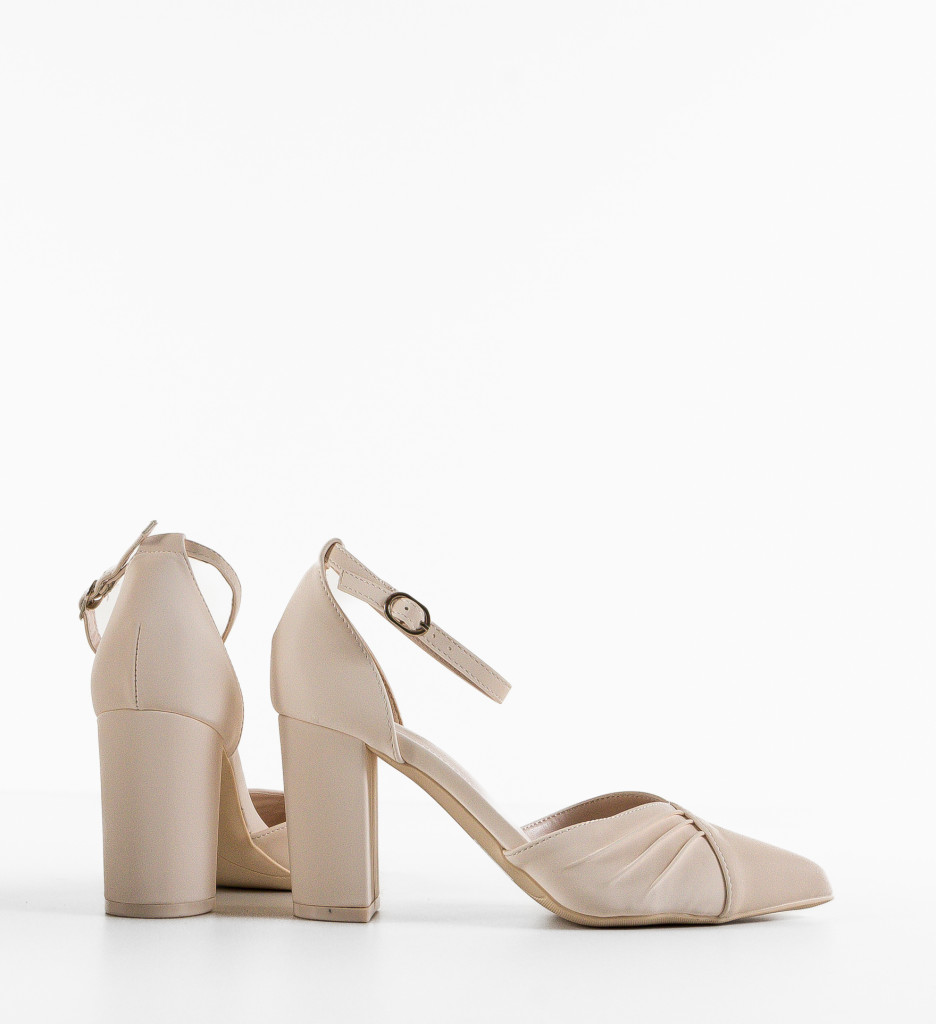 Pantofi Salme Bej | Eleganță și Confort - imagine 2