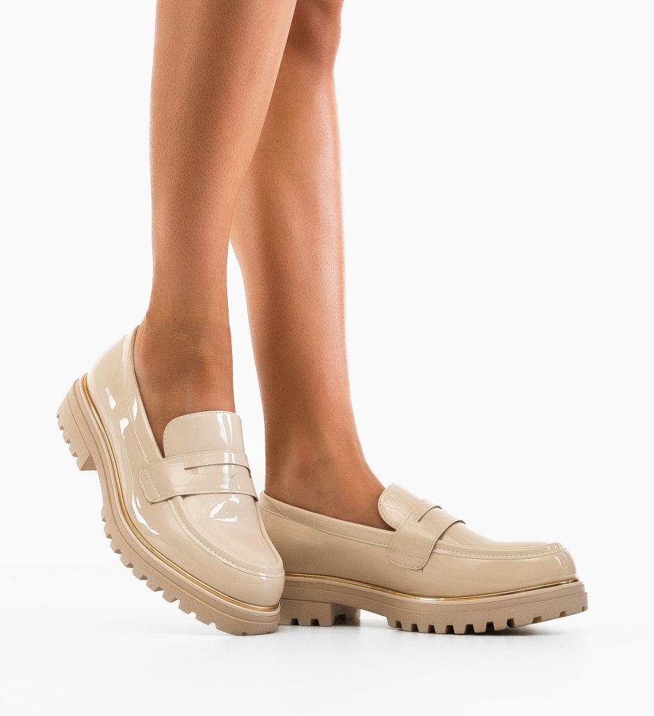 Pantofi Casual Oliwier Bej | Confort și Stil
