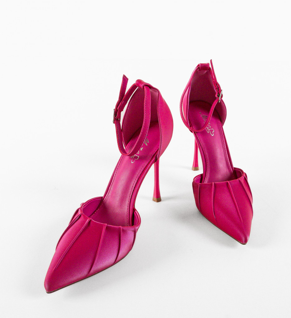 Pantofi Toc Clay Roz | Eleganță și Stil - imagine 9