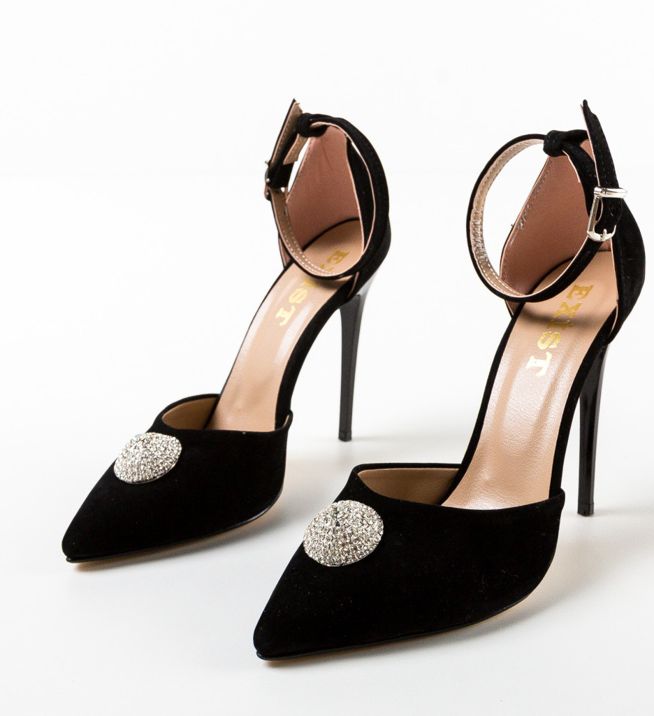 Pantofi Arahan Negri Eleganți cu Toc - imagine 7