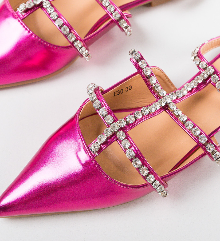 Balerini Dama Tierney Fuchsia - Confort Casual - imagine 6