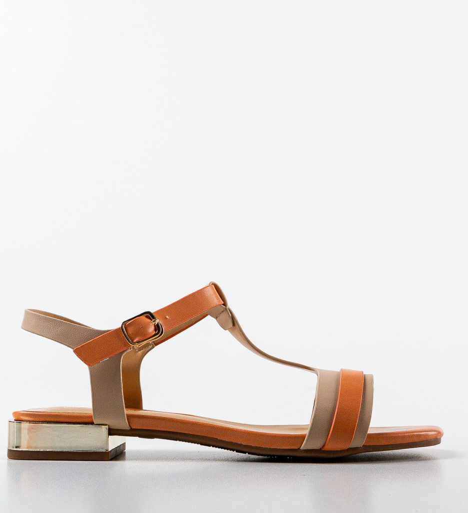 Sandale Dama Bej Elegante | Confort Maxim - imagine 4