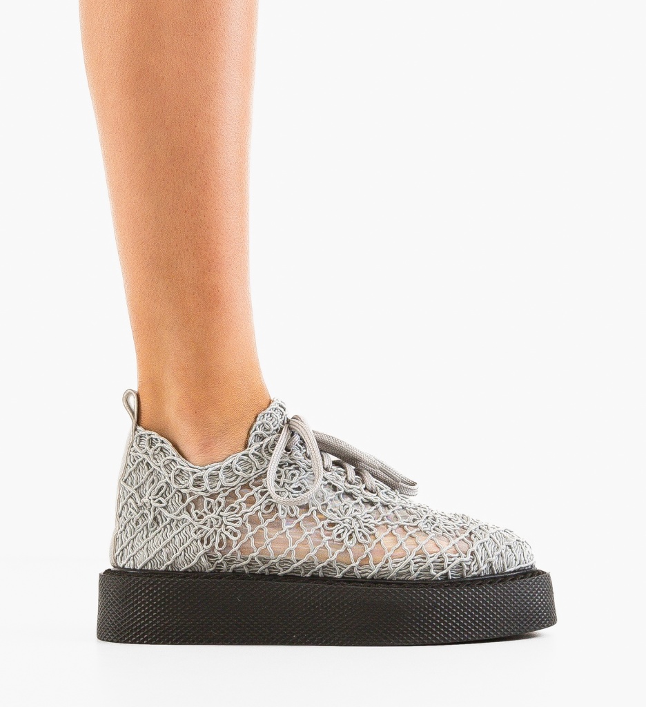 Pantofi Casual Ystory Gri - Confort și Stil - imagine 6
