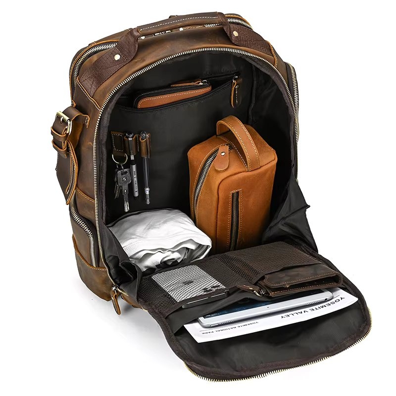 Rucsac Barbati Delis Eiran GT3332 Piele Naturala - imagine 6